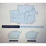 Subrtex 3-Piece Stretch Armchair Slipcover Set