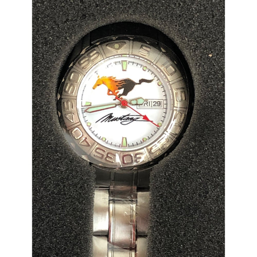 Ford Mustang Women's Watch, Flaming Horse
