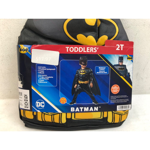 DC Batman Boys Halloween Costume, Toddler Size, 2T