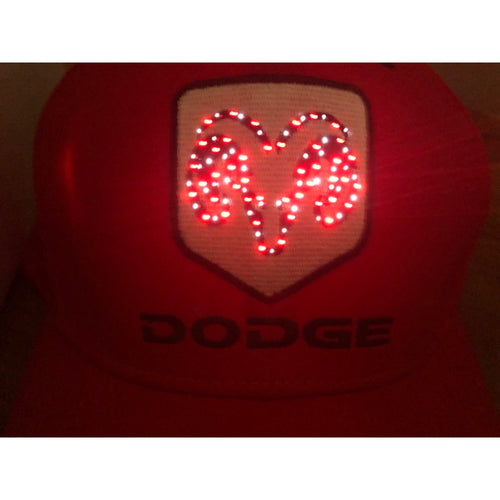 Dodge Ram Red Hat, Light Up Sports Cap