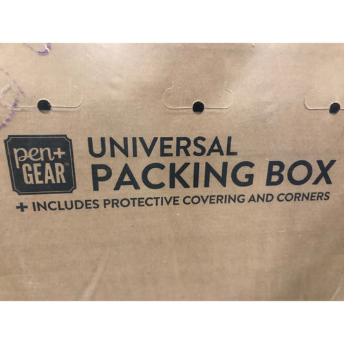 Pen + Gear Universal Packing Box, Bubble Roll and 4 Foam Corners Included
