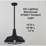 Elk Lighting Warehouse 67046/1 Pendant Light