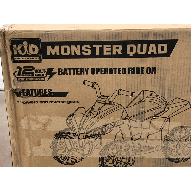 Kid Motorz Monster Quad in Black (12V)