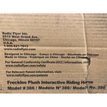 Radio Flyer, Freckles Interactive Spring Horse, Ride-on, Ages 2-6