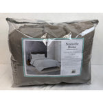Full/Queen, Perfectly Cotton Solid Color Comforter, Gray