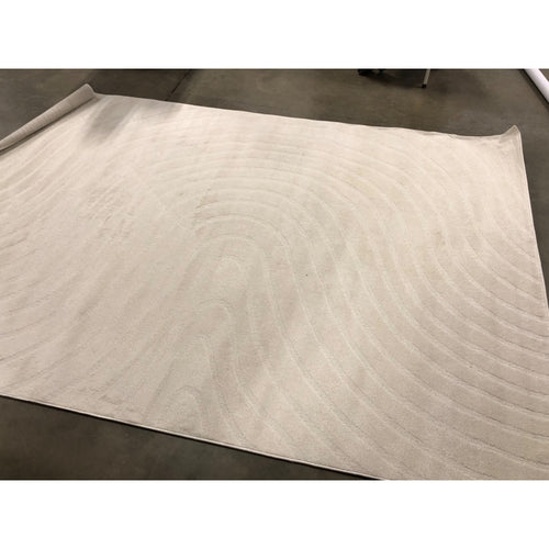 Luxe Weavers Modern Geometric Wave Area Rug, Cream, 6ft x 9ft