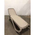 Beige, Nardi Omega Commercial Chaise Lounge Chair