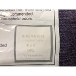 Linon Salonika Irongate Reversible Woven Wool 5ftx8ft Rug in Purple