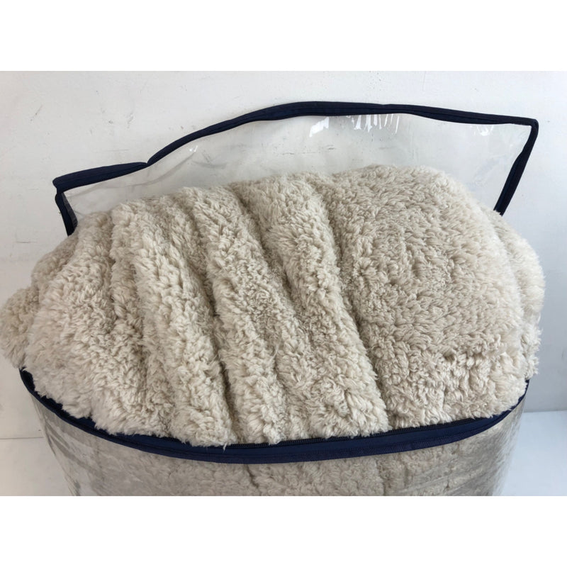 Oversized King, Coma Inducer Oversized Comforter, The Original Plush, White Sand