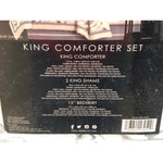 King, J. New York Blue Garden Comforter Set