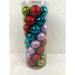 Multi-Color Shatterproof Christmas Ornaments, 1.54 lb, 50 Count, by Holiday Time