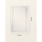 Empire Art Direct Modern Rectangle Wall Mirror, 24in x 36in