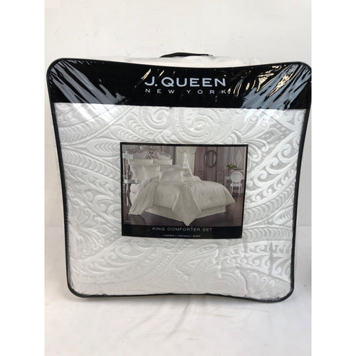 King Size, J. Queen New York Bianco Comforter Set