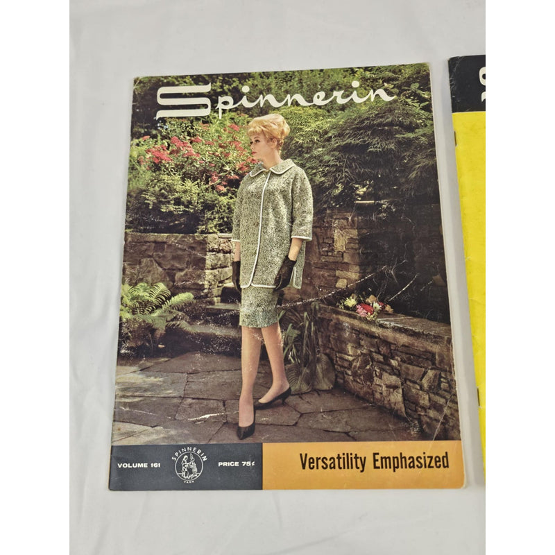 Spinnerin Vintage Magazine 2 Issues 1962/1963 Knit & Crochet Pattern