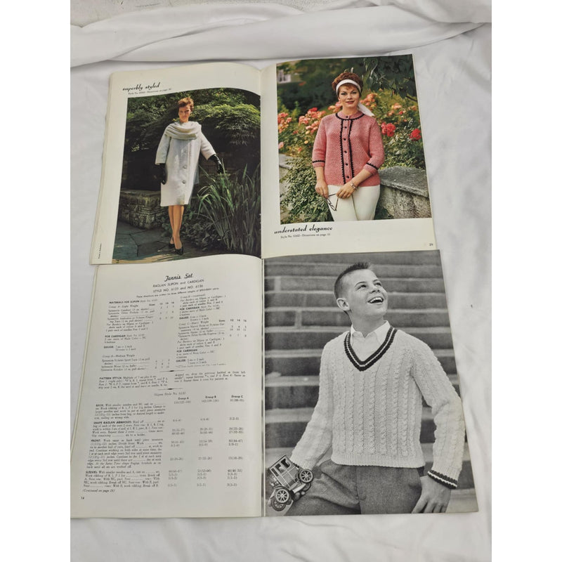 Spinnerin Vintage Magazine 2 Issues 1962/1963 Knit & Crochet Pattern