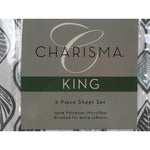 King, Leaves Grey, Charisma Sheet Set