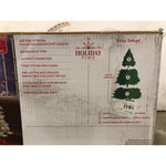6.5 ft Pre-Lit Flocked Frisco Pine Artificial Christmas Tree, 250 Clear Lights