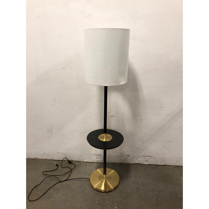 SAFAVIEH Lighting 65-inch Janell Black/ Gold Floor Lamp