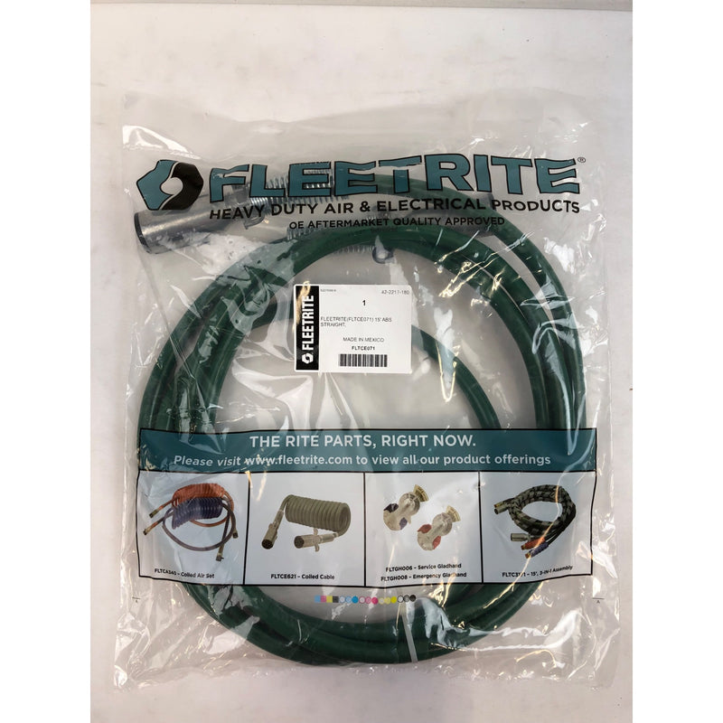 Fleetright 15 Feet Electric Cable, ABS, Straight, FLTCE071