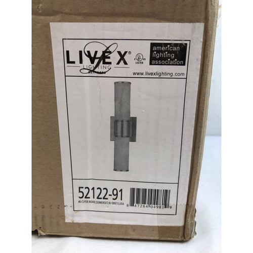 Livex Lighting - Weston - 2 Light ADA Bath Vanity in Contemporary Style - 16.5in