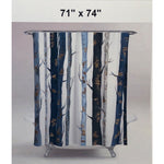 OliverGal 'Behind the Woods' Shower Curtain, 71 x 74