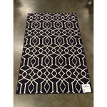 Linon Salonika Irongate Reversible Woven Wool 5ftx8ft Rug in Purple
