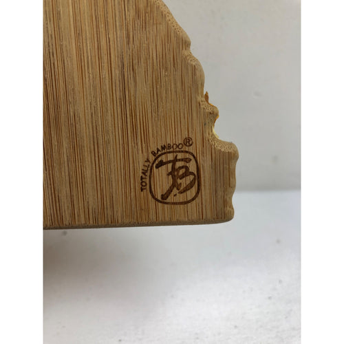 Mississippi Shaped Mango Wood Cutting Board with Handle