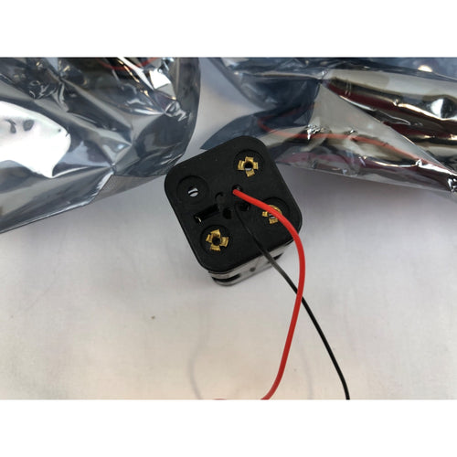 5 Pieces AA Square Battery Holder with Wire Leads
