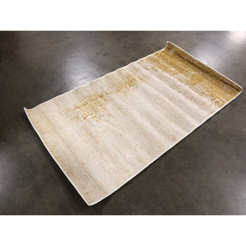 LaDole Rugs Smooth Area Rug, Yellow Azra Vincenza, 5ft x 2ft 8in