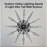 Hudson Valley Lighting Sparta 6 Light 25in Tall Wall Sconce