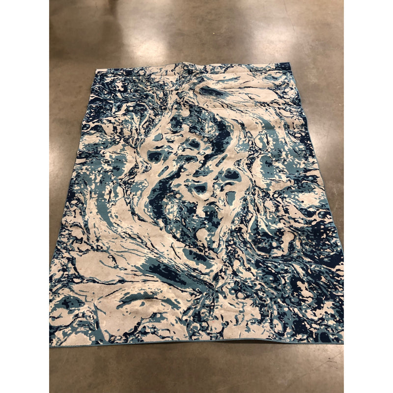 Art Carpet Indoor/Outdoor Rug, 7ft6inx10ft,  Blue