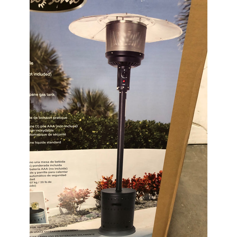 Well Traveled Living Commercial Propane Patio Heater, Black