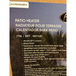 Well Traveled Living Commercial Propane Patio Heater, Black
