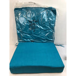 Arden Selections 24-inch Outdoor Deep Seat Cushion Set, 24x24, Light Blue