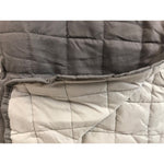 Queen, Urban Comfort 3 Piece Quilt Set Gray/Light Gray