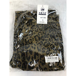 Large Womens, Elegant Casual Leopard Print Jeans, High Waisted, Wide Leg Baggy