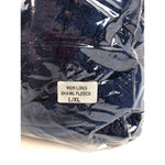 L/XL, Men's Shawl Collar Premium Fleece with Full Ankle Length Bathrobe, Blue