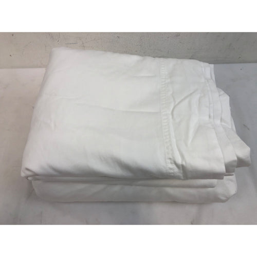 King, Molecule Sheet Set, Flat Sheet and Fitted Sheet, White