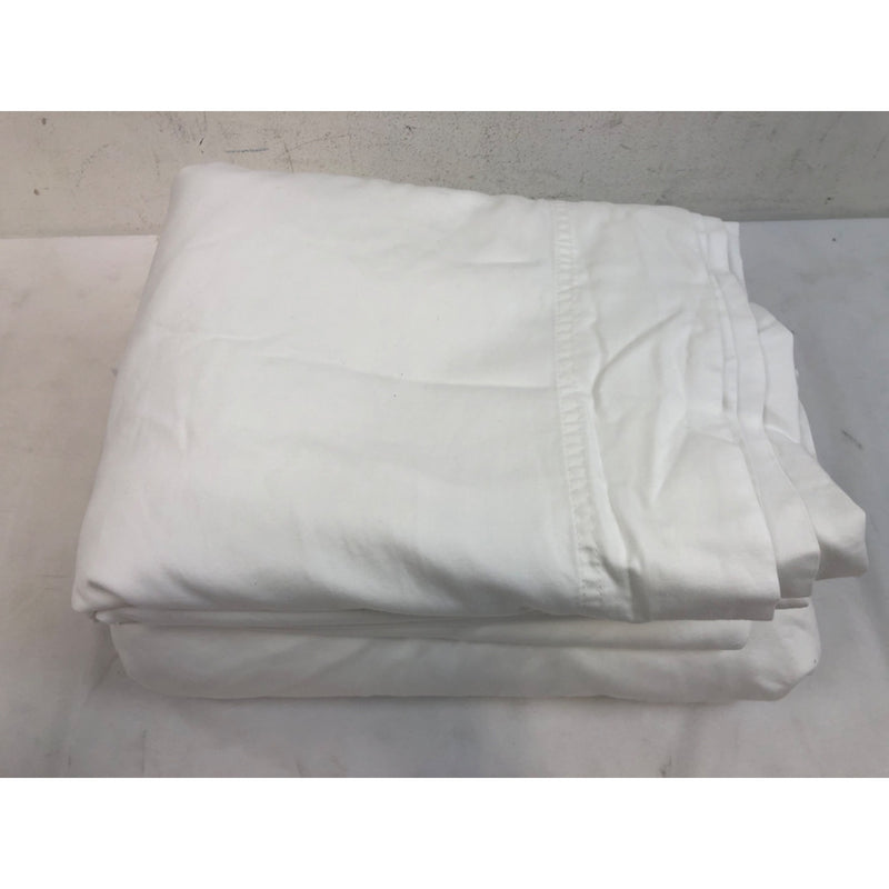 King, Molecule Sheet Set, Flat Sheet and Fitted Sheet, White