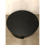 Beautiful Mod Round Coffee Table by Drew Barrymore, Rich Black