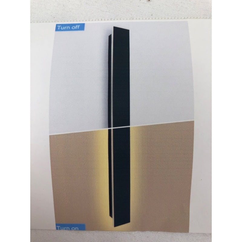 24in Modern Outdoor Wall Light Waterproof IP65 Linear Long Wall Lamp 3000K