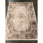 La Dole Rugs Brown Beige Cream Traditional Flat Pile Area Rug, 6ft 6in x 9ft 6in
