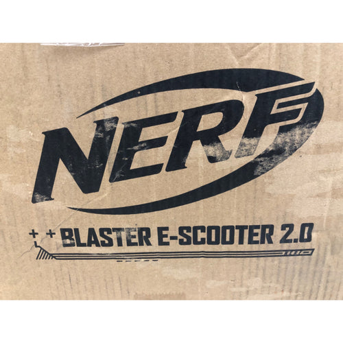 NERF 12 Volt Electric Scooter with Blaster, Foldable Scooter, Kick Scooter