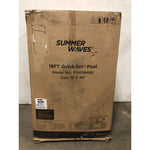 Summer Waves 18 ft Quick Set Above Ground Pool, Round, Blue