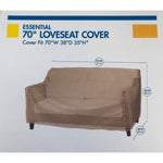 Duck Covers Essential Water-Resistant 70 Inch Patio Loveseat Cover