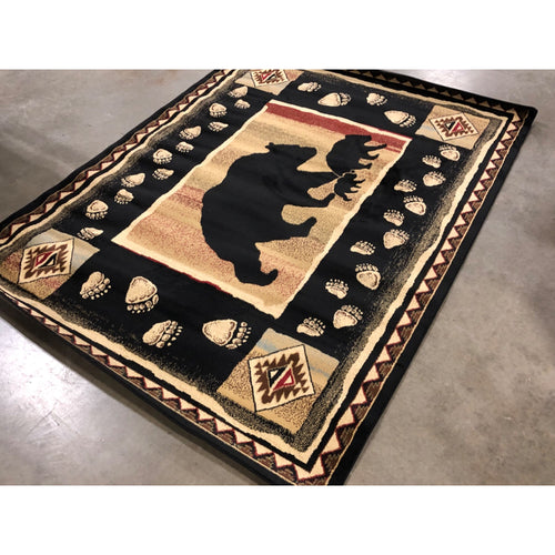 Mayberry Hearthside Take the Lead Bear Cabin Area Rug, 5ft x 8ft