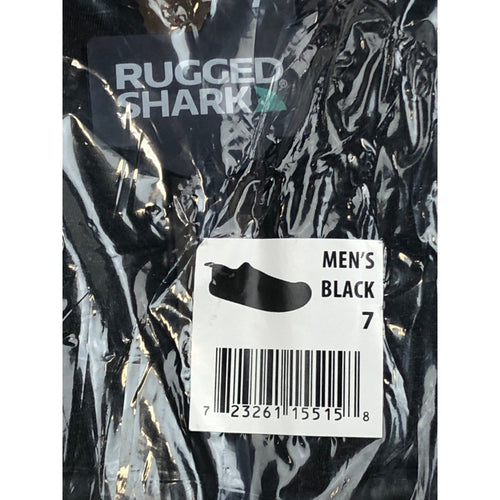 Size 7, Rugged Shark Mens Sock Fit Water Shoes