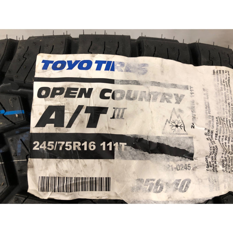 Toyo Open Country A/T III 245/75R16 111T (OWL) AT All Terrain Tire