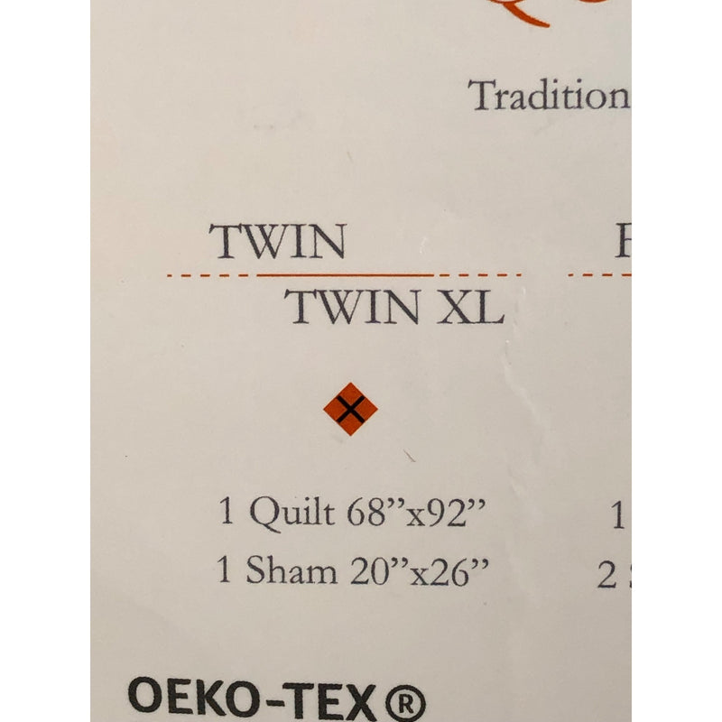 Twin XL, Modern Ultra Soft Microfiber Traditional Diamond Coverlet Quilt Set