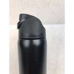Owala FreeSip Water Bottle Stainless Steel, 32 Oz., Very Dark Black